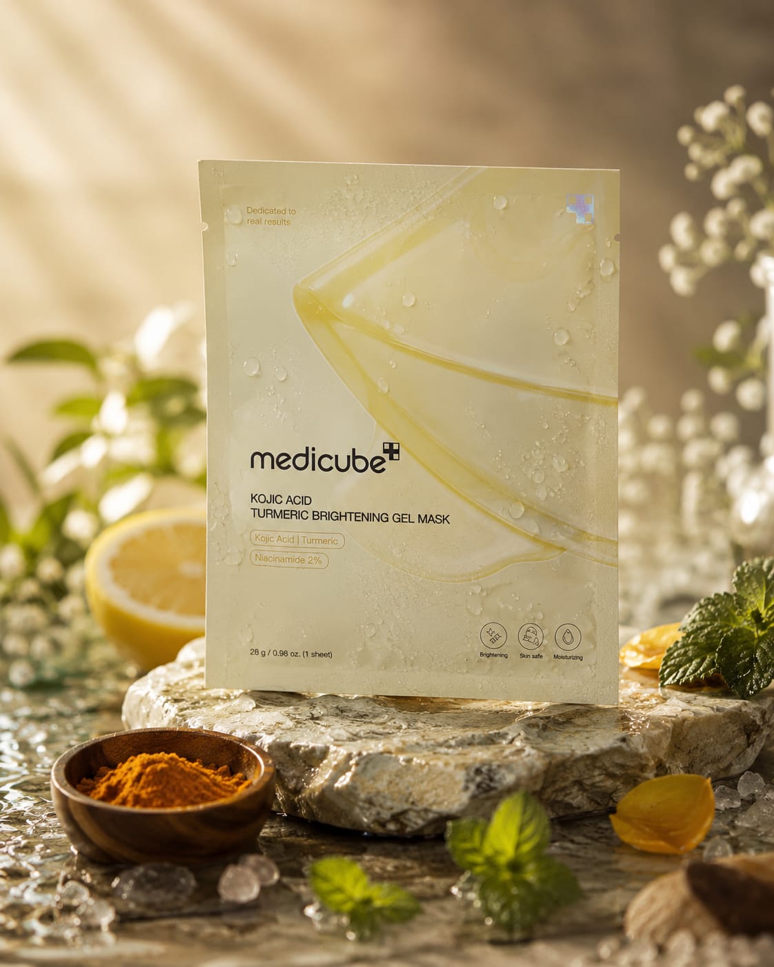 Medicube kojic Acid turmeric brightening Gel Mask